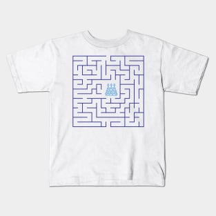 Square maze Kids T-Shirt